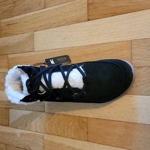 Sorel Harlow Lace Waterproof Faux Fur Boots Black 8.5